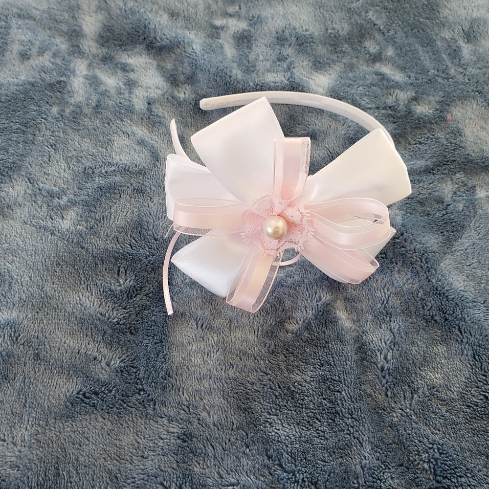 Easter Spring or Flower girl wedding headband